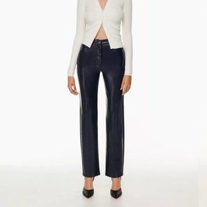 Aritzia- The Melina Pants (Sold out) high-waited vegan leather pants, size-10